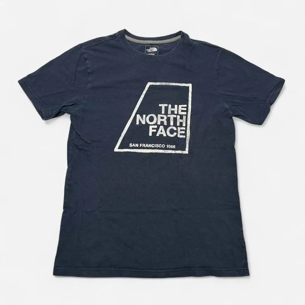 The North Face navy graphic tee slim fit men’s M
